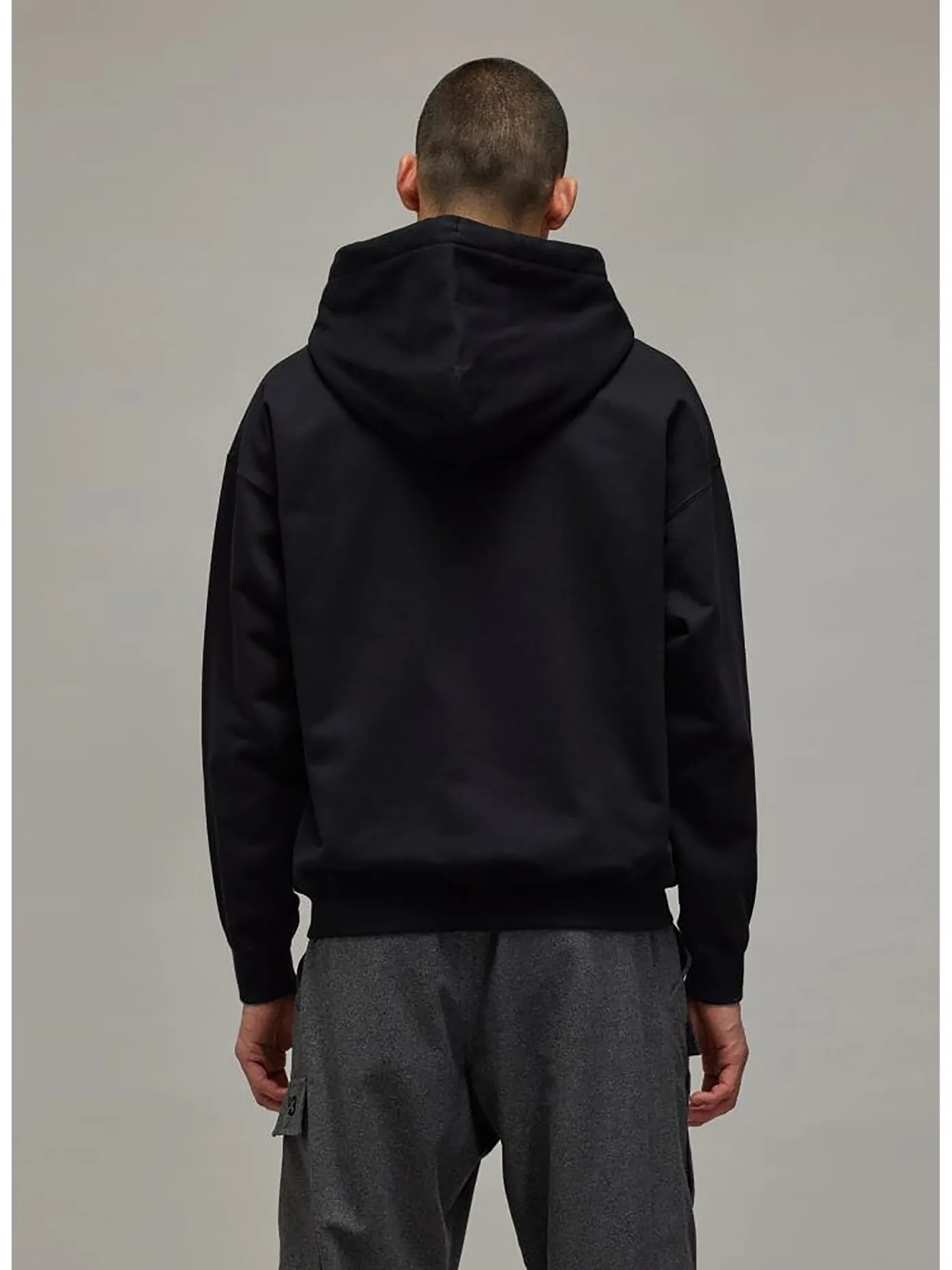     -Y-3    -FELPA FULL ZIP BRUSHED TERRY-