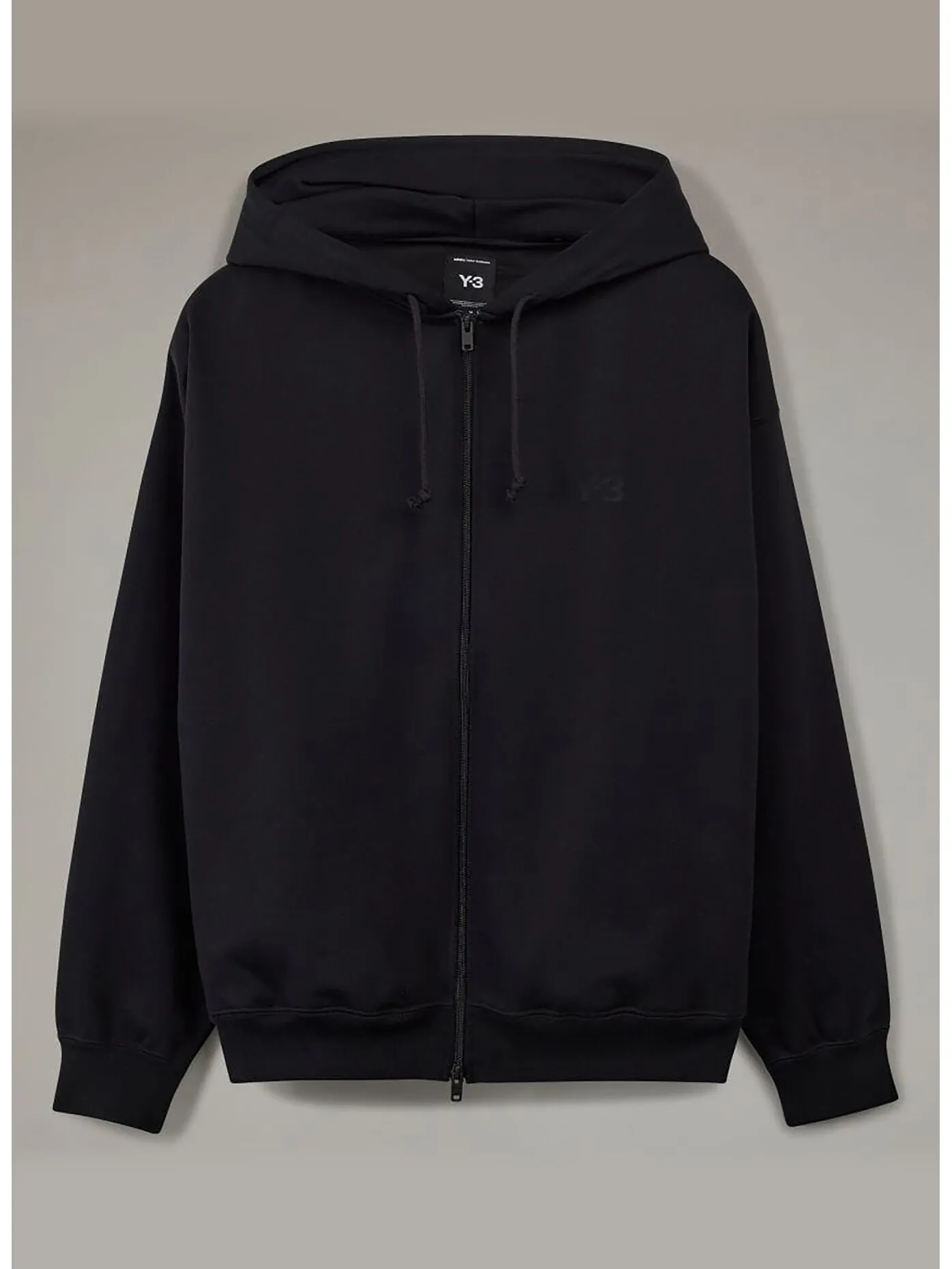     -Y-3    -FELPA FULL ZIP BRUSHED TERRY-