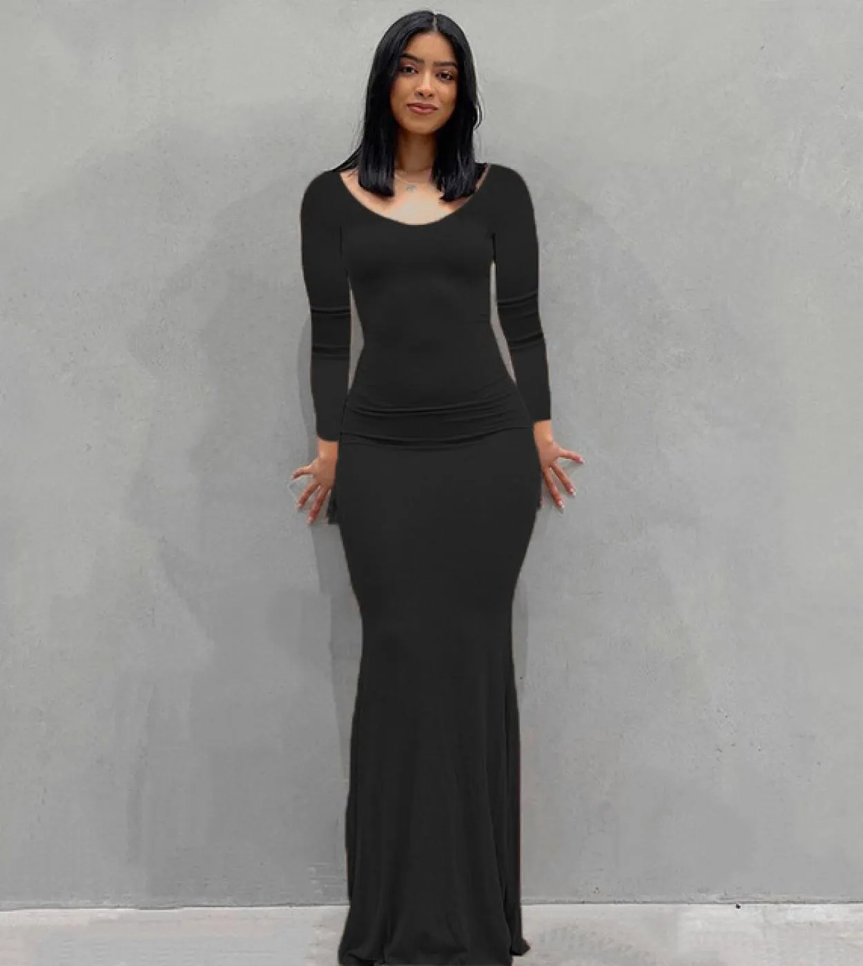 2023 New Fashion Evening Maxi Dress Backless Women Party Club Ladies Bodycon Peach Hip Abiti lunghi eleganti per donna