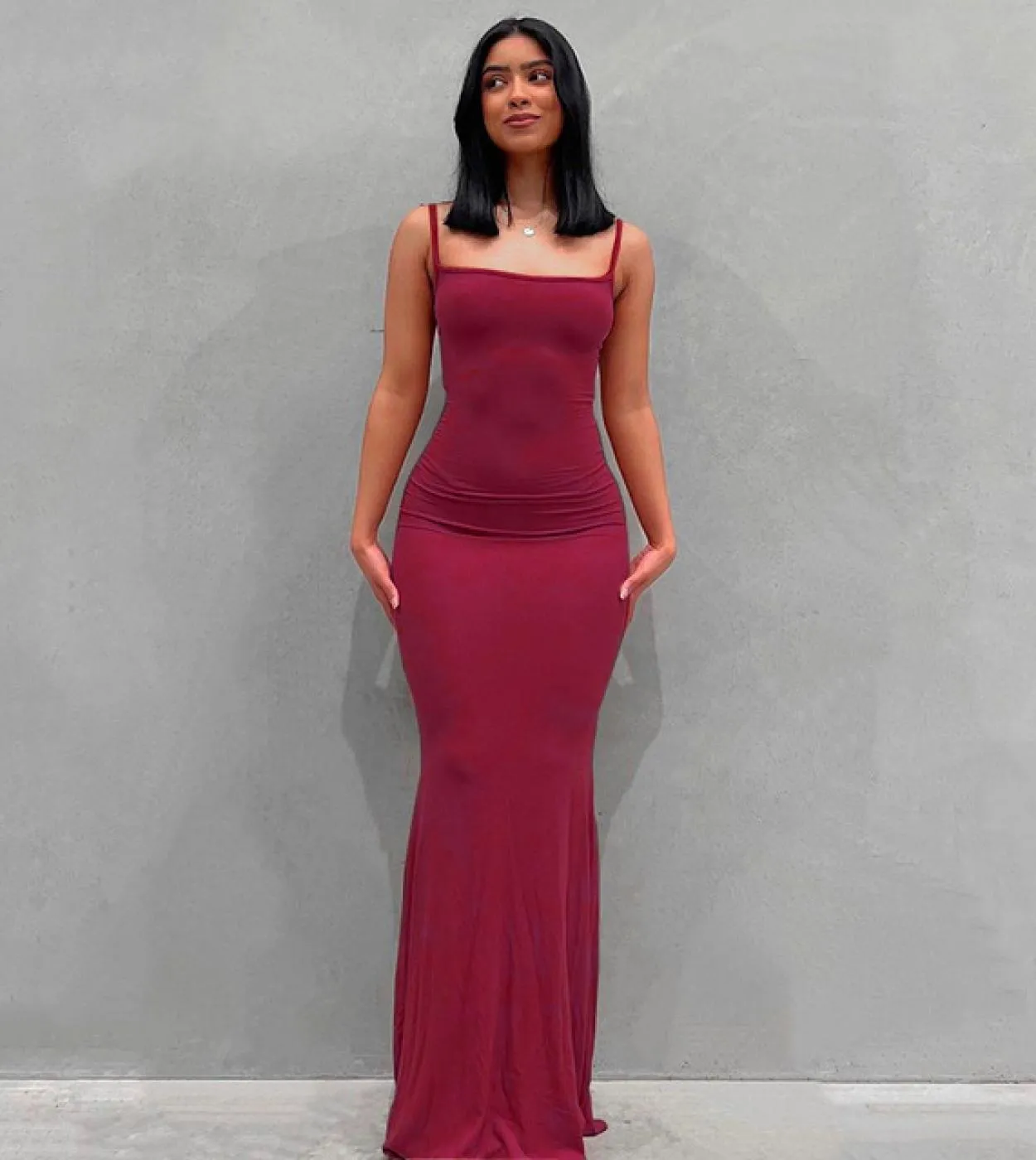 2023 New Fashion Evening Maxi Dress Backless Women Party Club Ladies Bodycon Peach Hip Abiti lunghi eleganti per donna