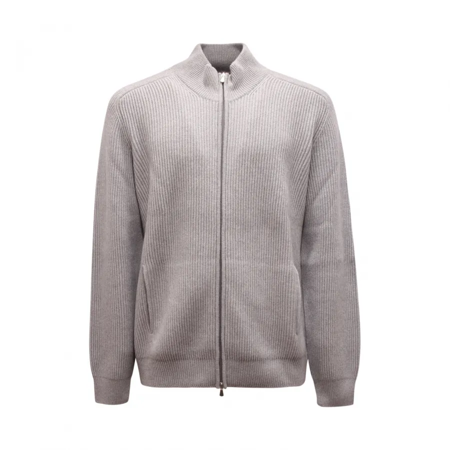 8893AV CARDIGAN UOMO GRAN SASSO MAN WOOL FULL-ZIP SWEATER