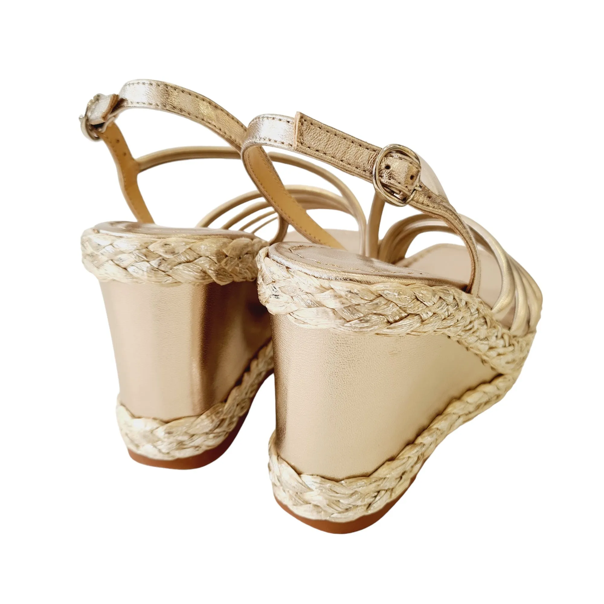 Alma en Pena Sandalo Donna Zeppa Bronzo rif.106