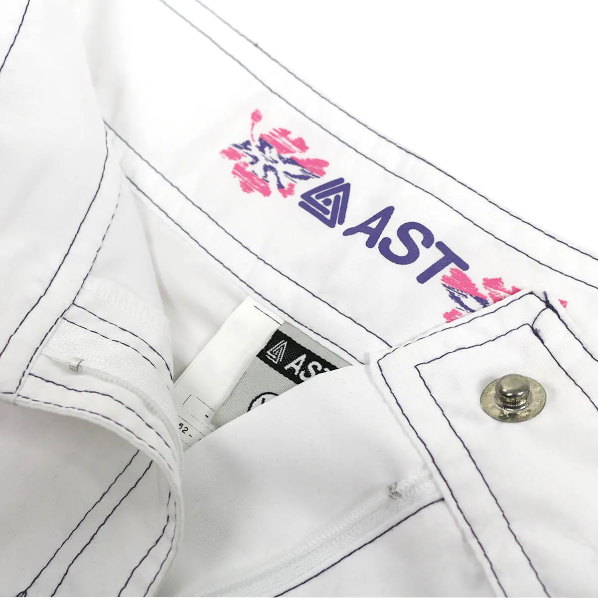 Ast pantaloncini donna colore bianco con stampe