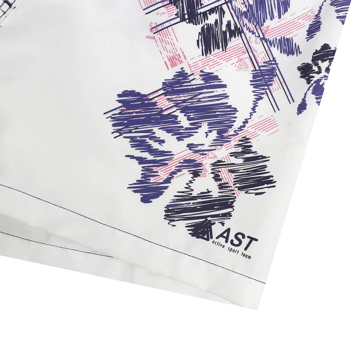 Ast pantaloncini donna colore bianco con stampe