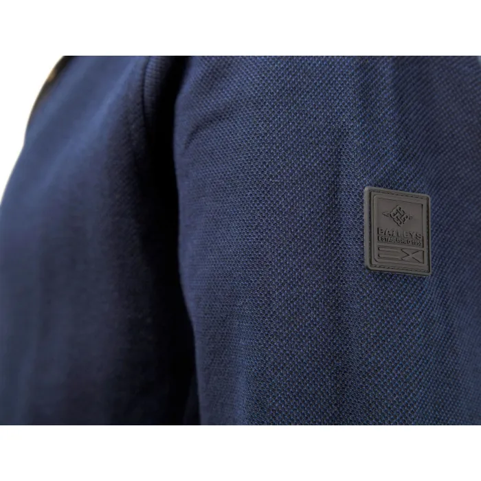 Baileys casual cardigan con zip in misto blu scuro
