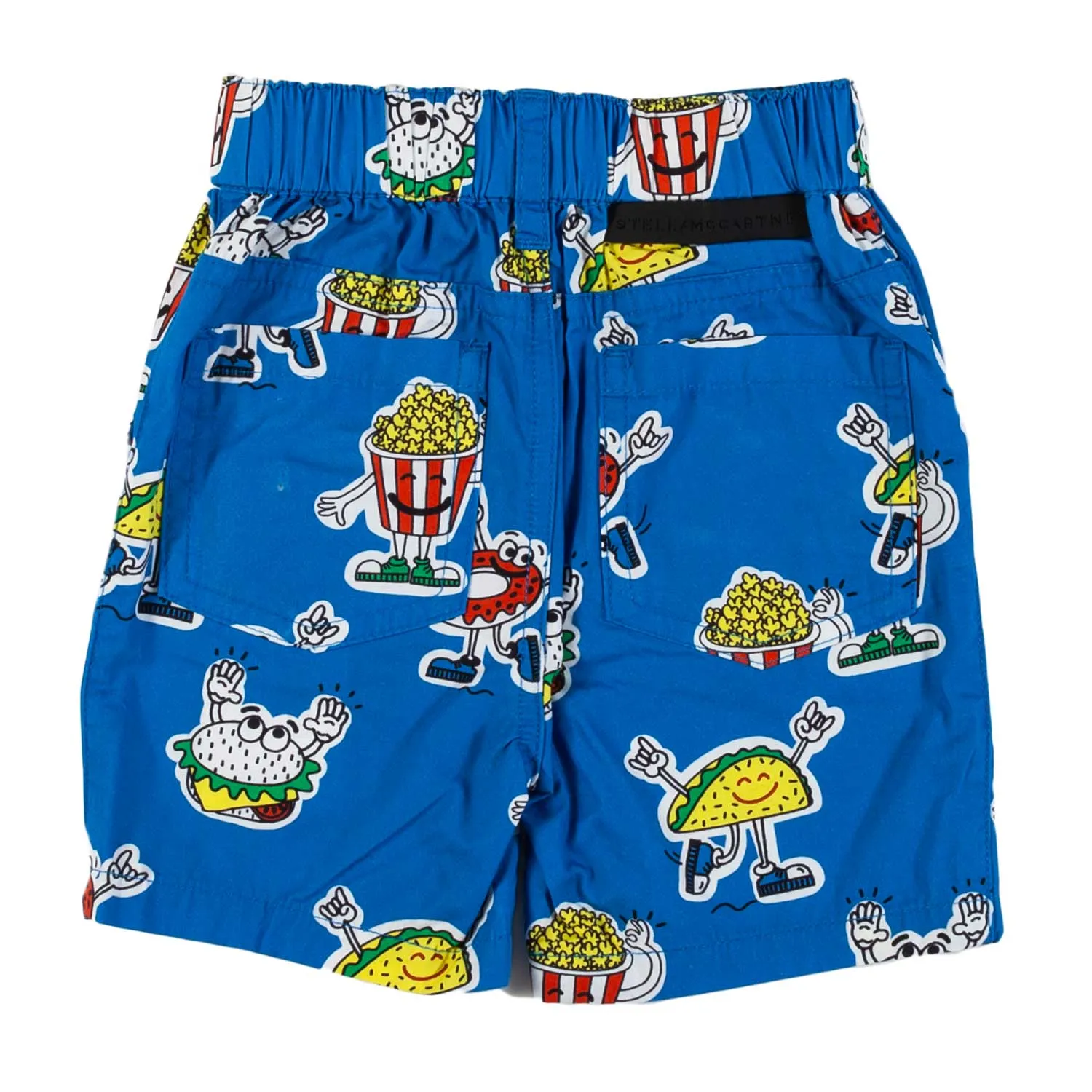 Bermuda Blu Con Stampe Multicolor Bimbo