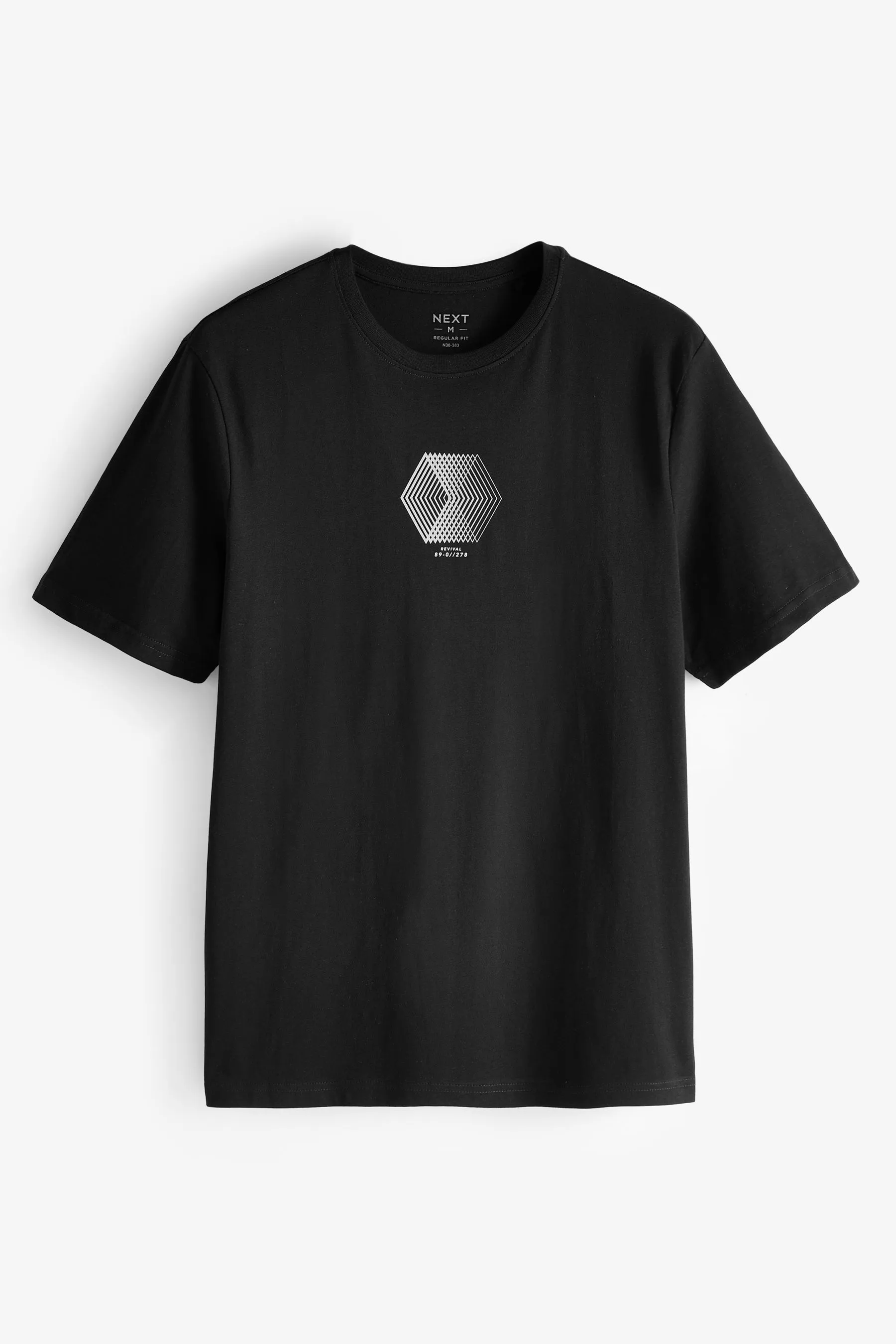 Blu/bianco/nero  - Confezione da 3 T-shirt eleganti con Stampa grafica