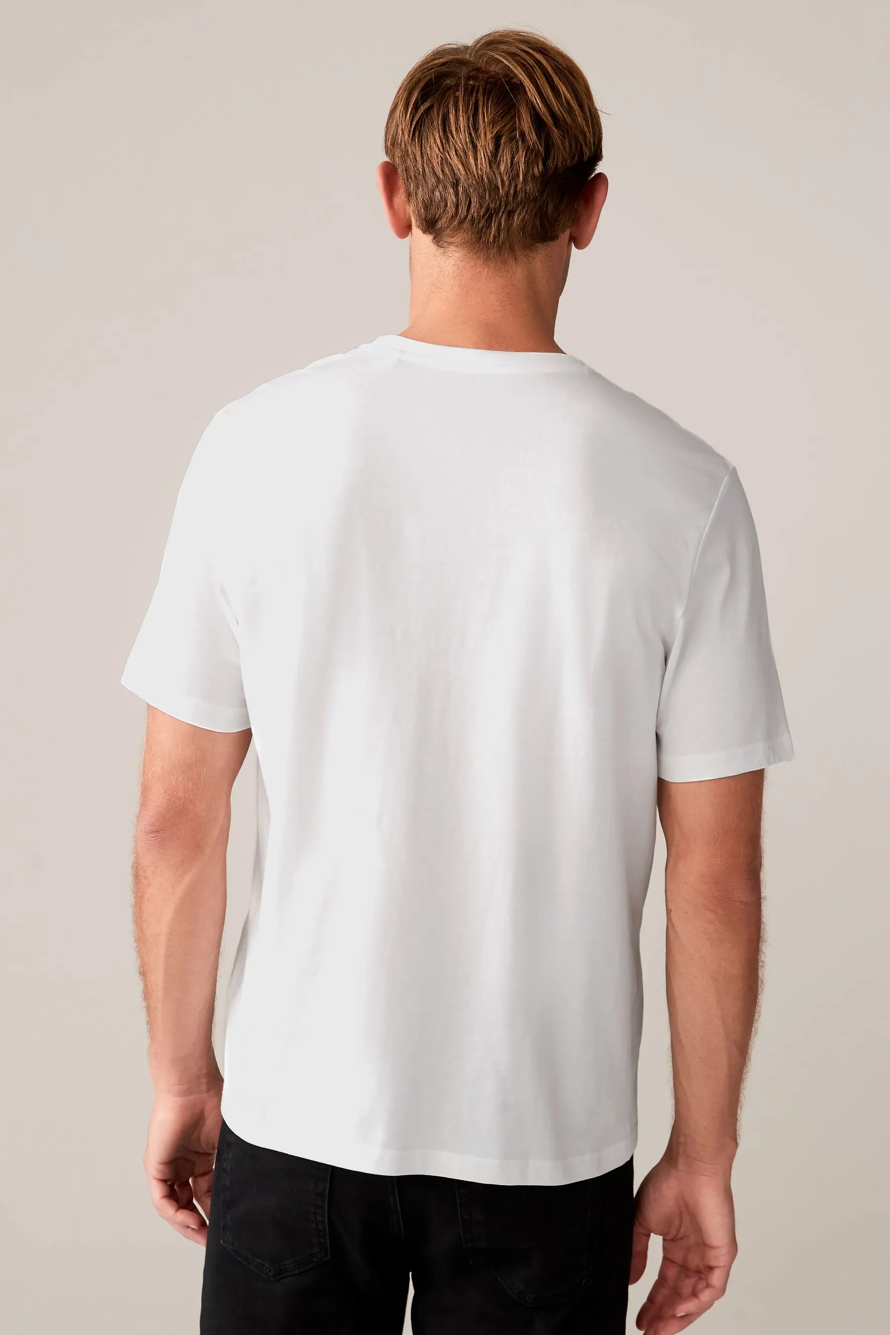 Blu/bianco/nero  - Confezione da 3 T-shirt eleganti con Stampa grafica