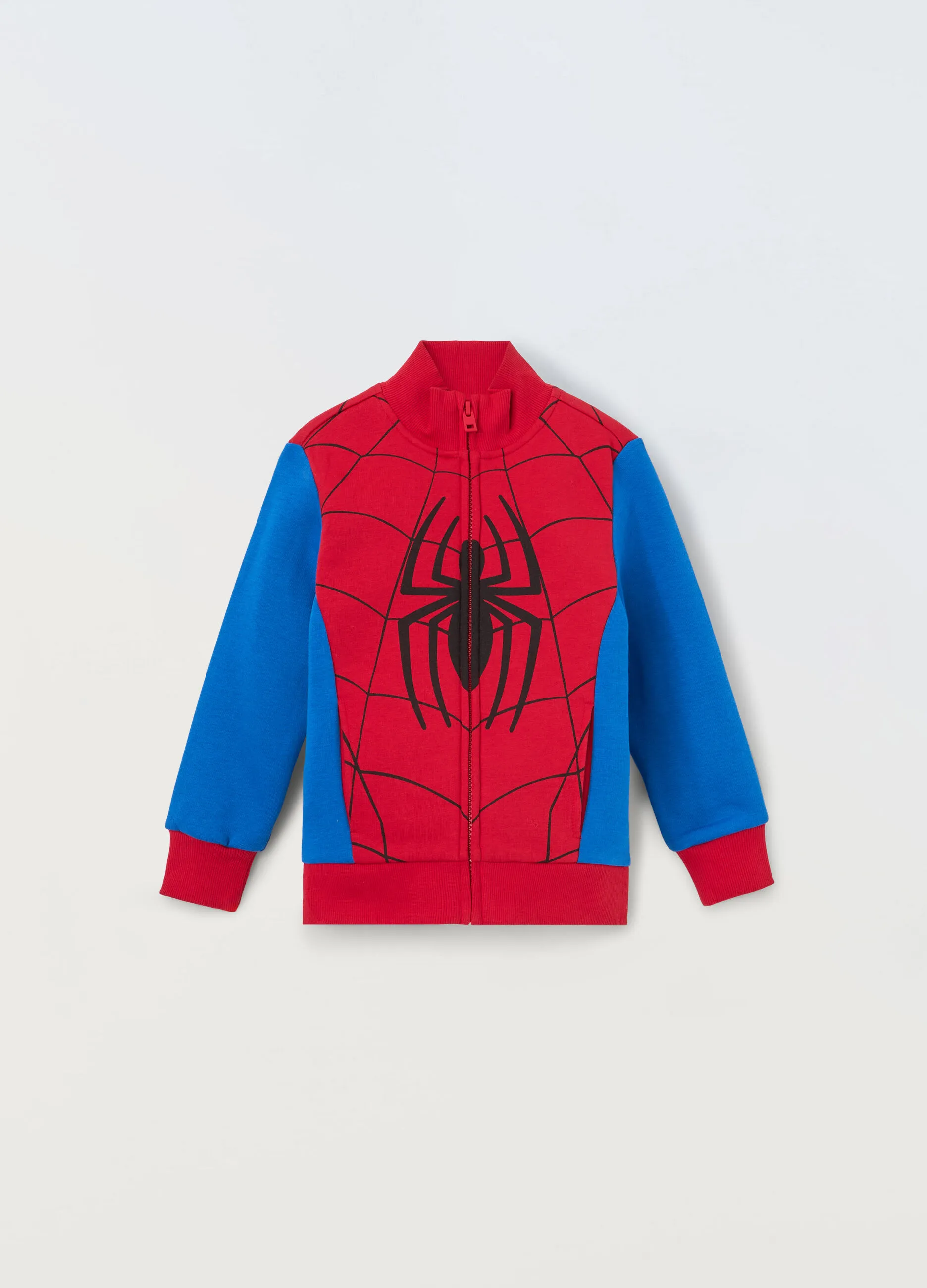 BLUKIDS  Felpa full zip con stampa bambino