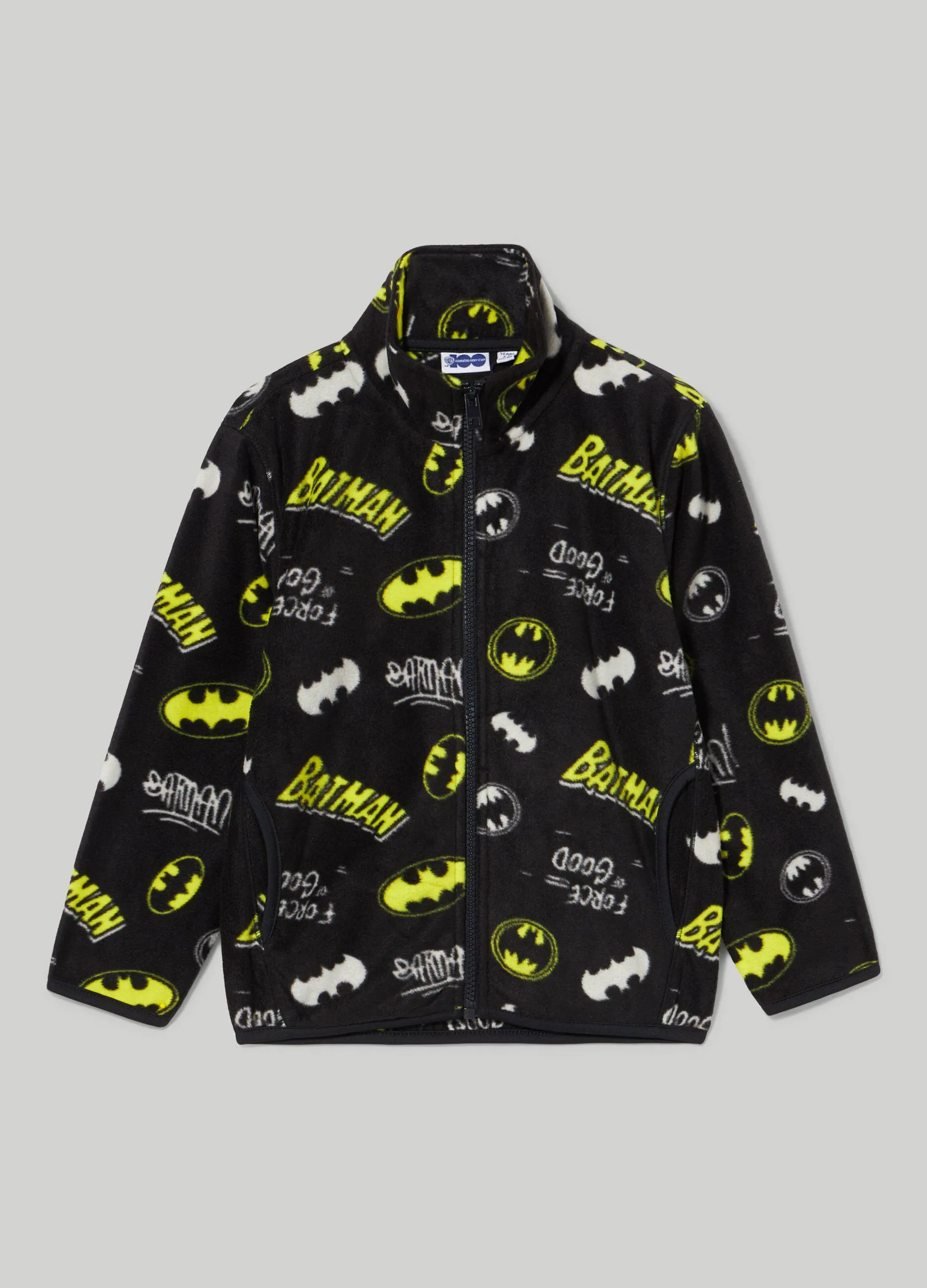 BLUKIDS  Felpa in pile full zip bambina