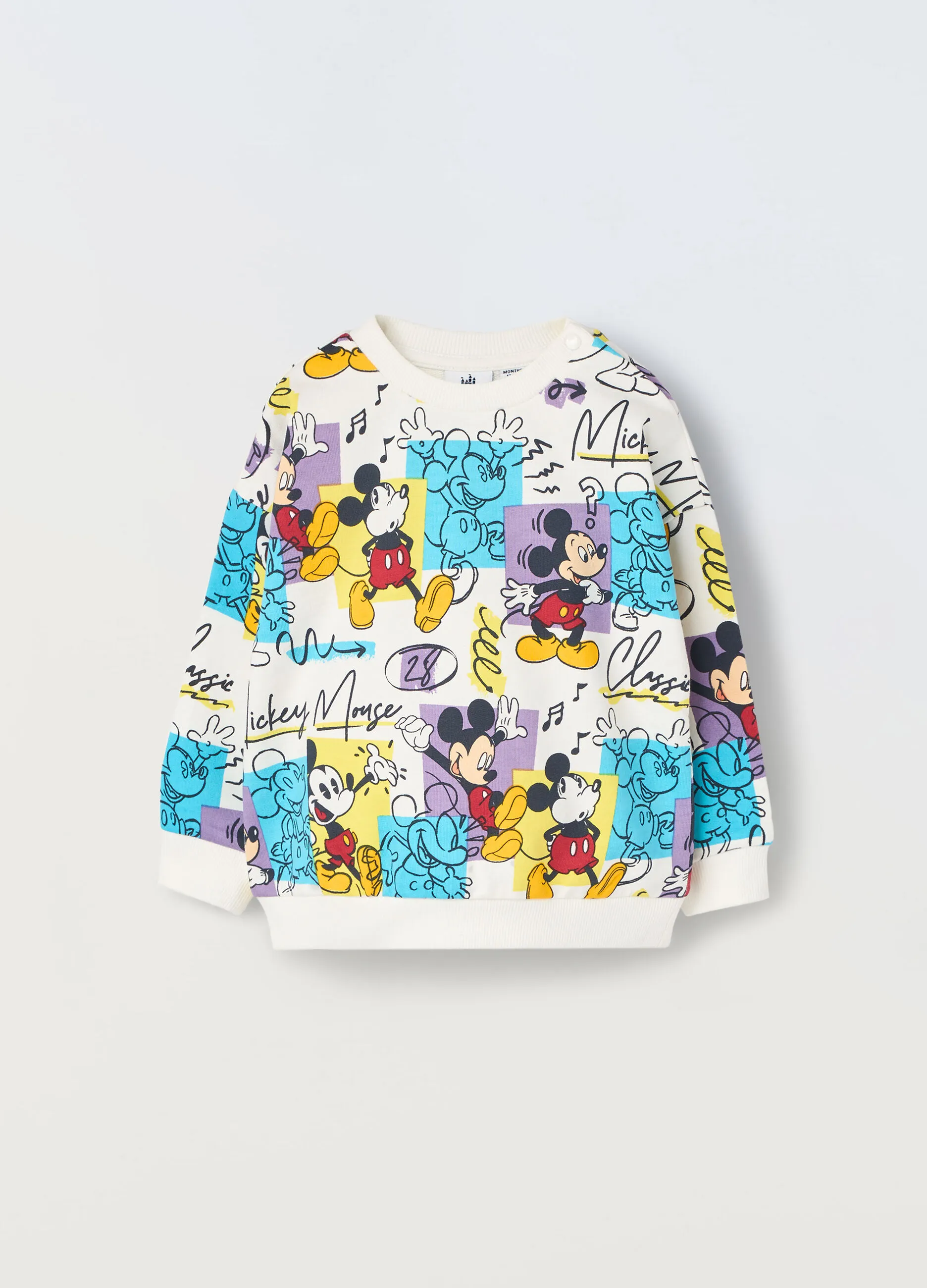BLUKIDS  Felpa in puro cotone neonato