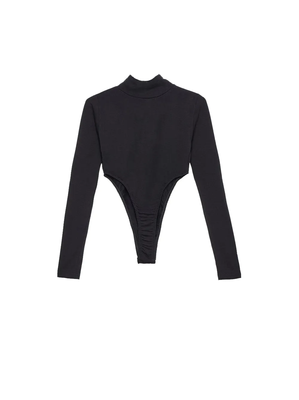 Body In Bielastico Dolcevita Sgambato - Nero