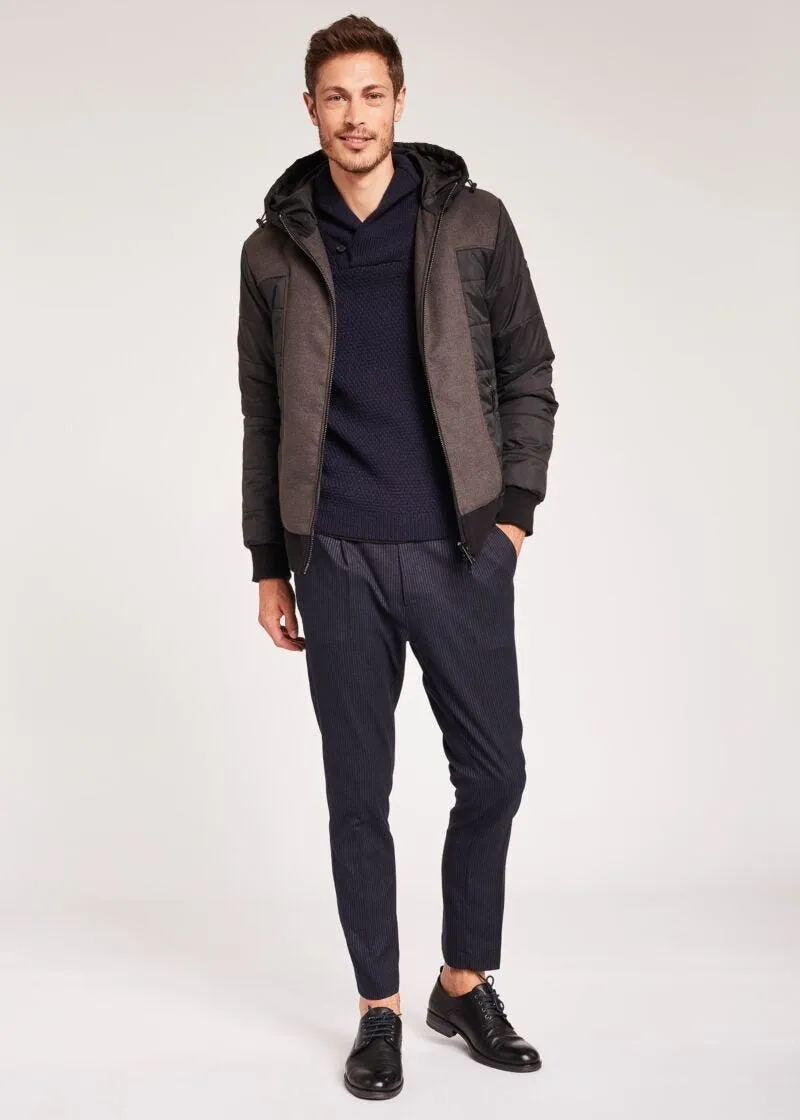 Bomber con cappuccio