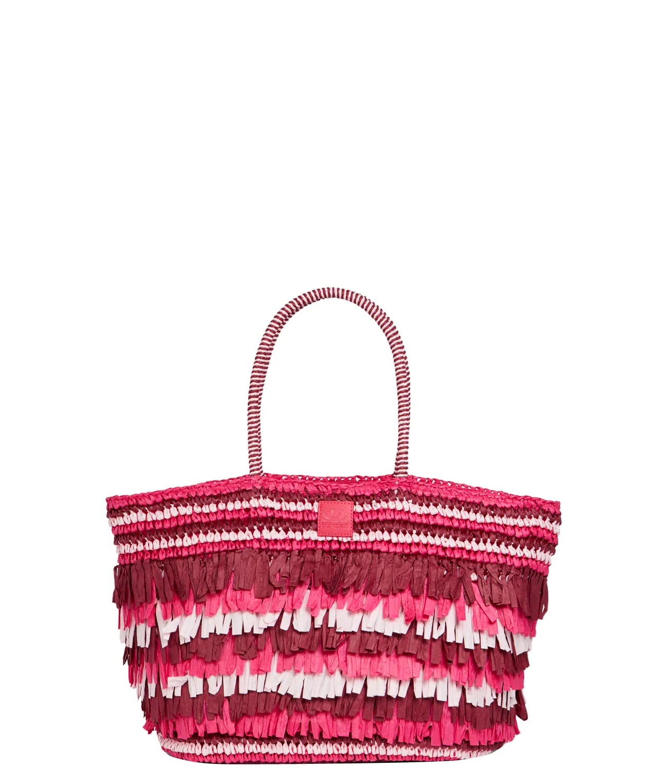 Borsa a mano con frange Libera