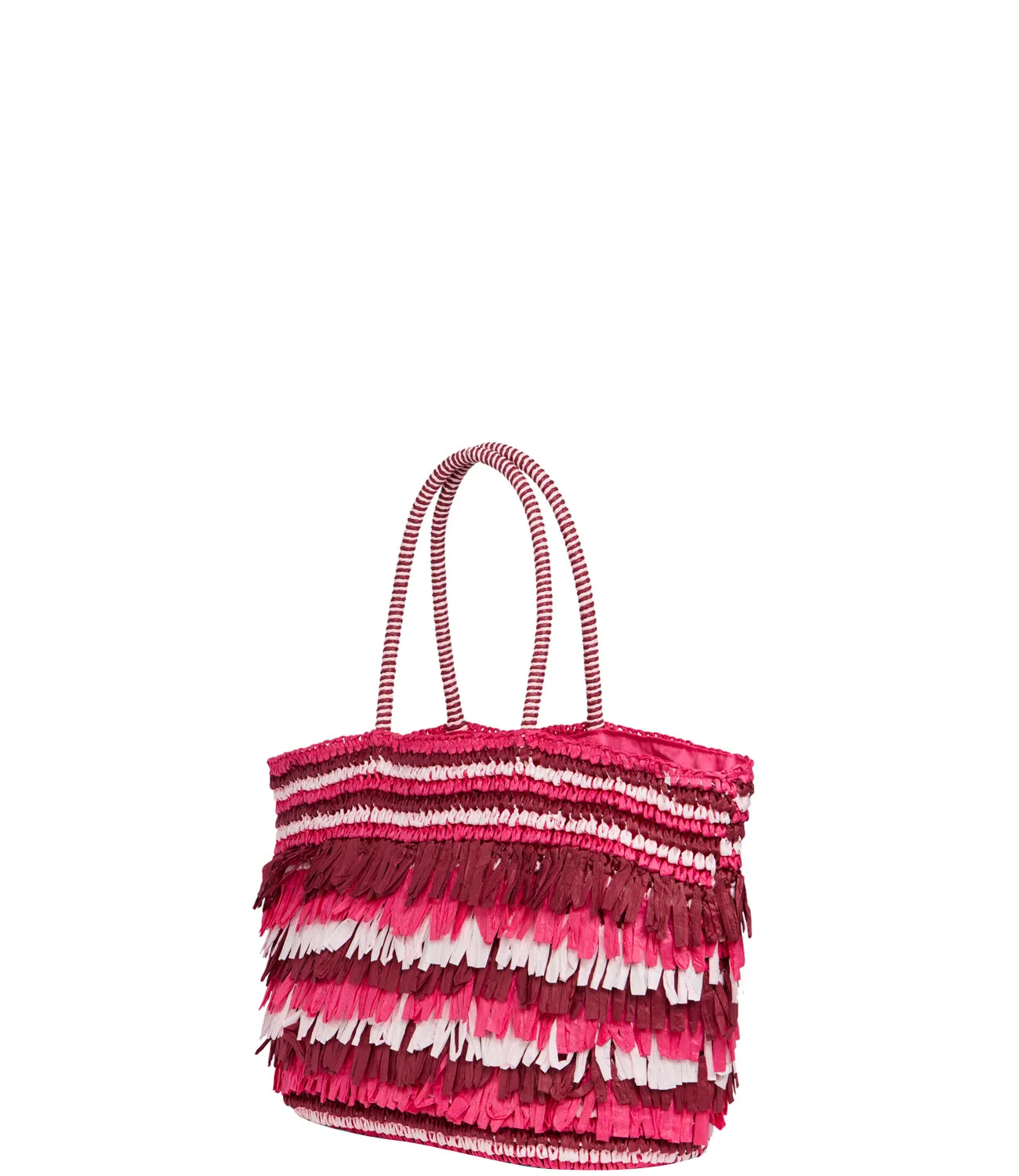 Borsa a mano con frange Libera