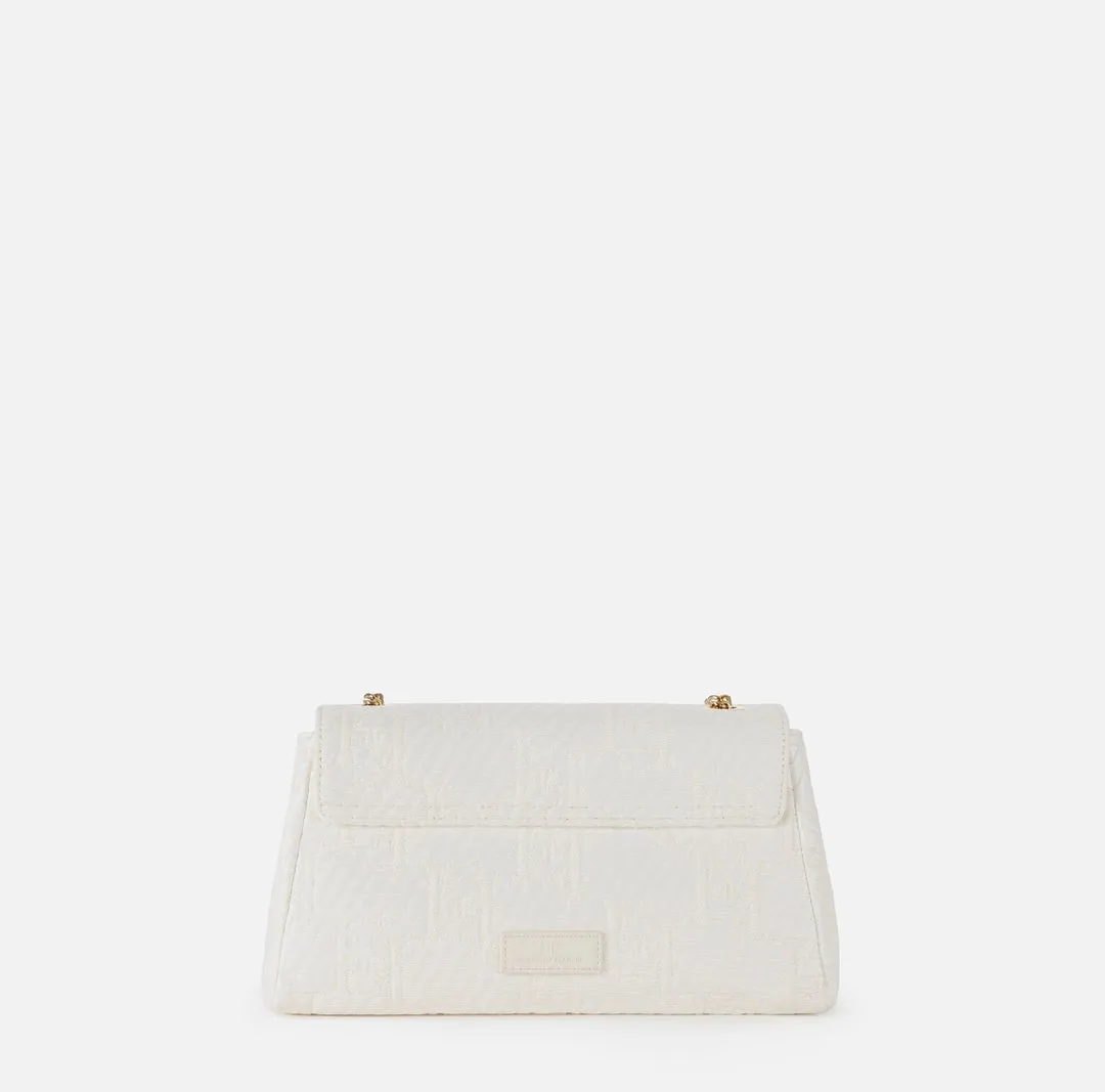 Borsa a spalla in rafia jacquard Elisabetta Franchi  BS36A42E2