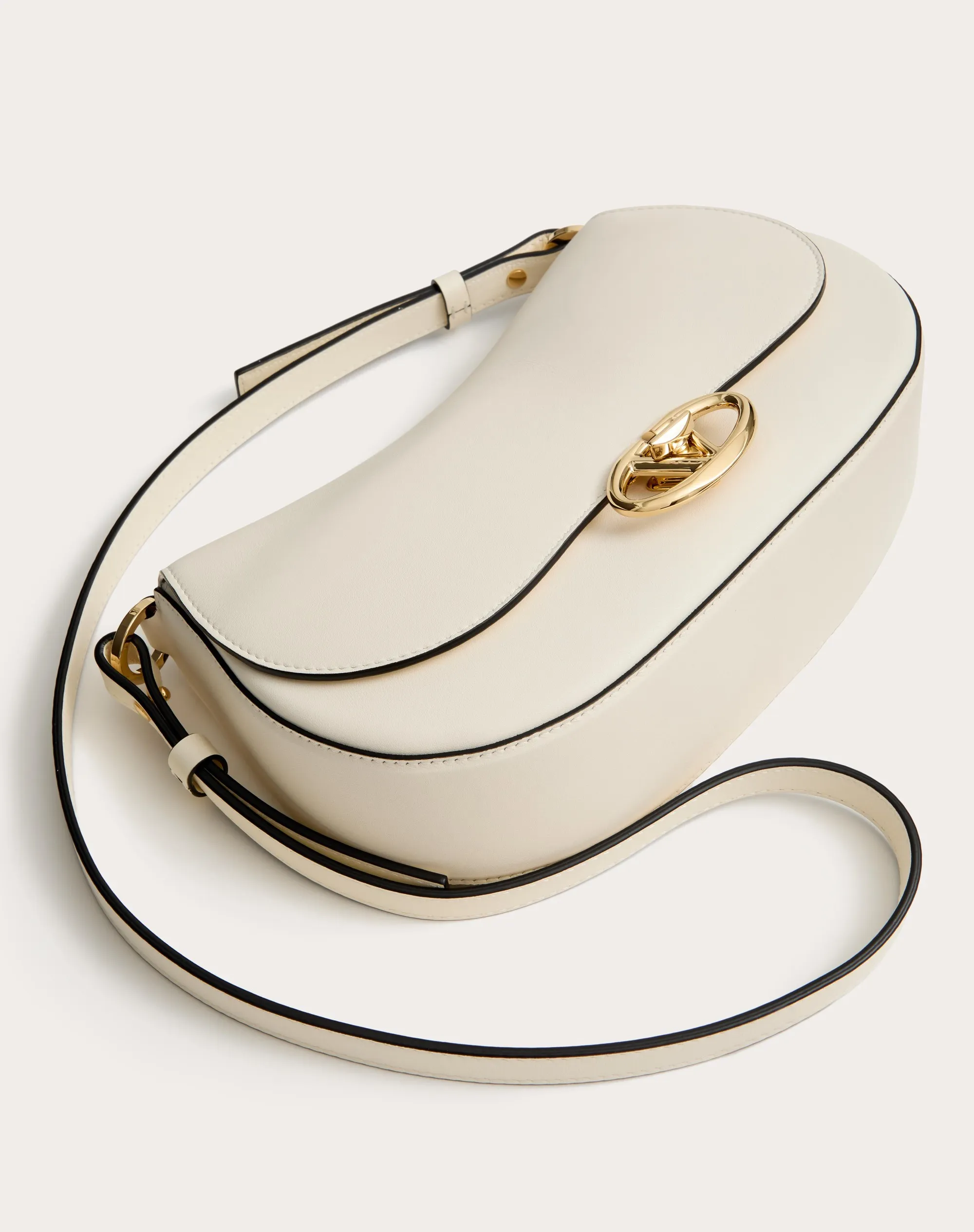 BORSA A SPALLA PICCOLA VALENTINO GARAVANI OHVAL IN VITELLO NAPPATO