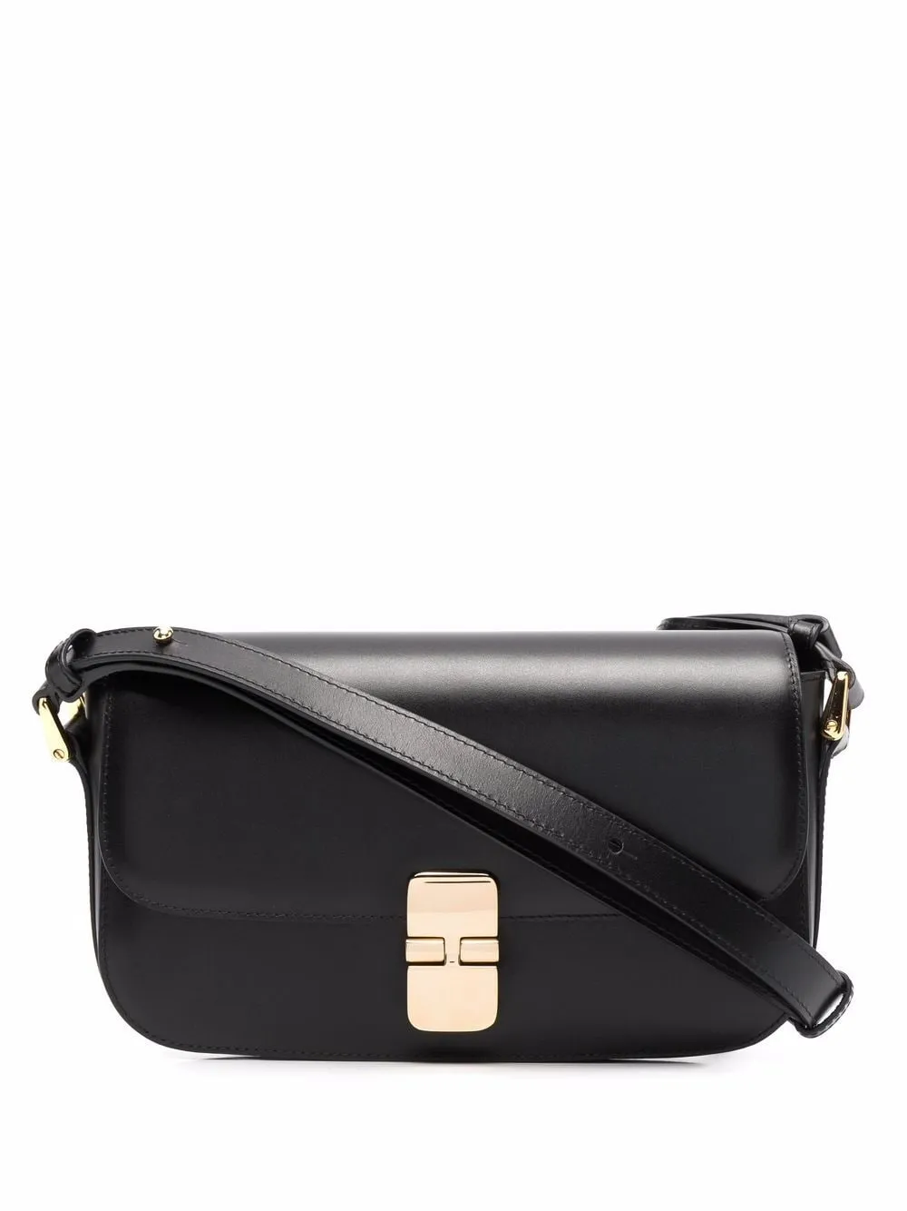 Borsa a spalla sac Grace baguette APC in nero - donna