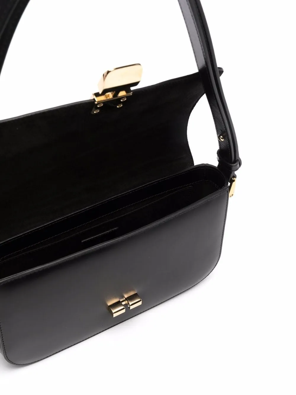 Borsa a spalla sac Grace baguette APC in nero - donna