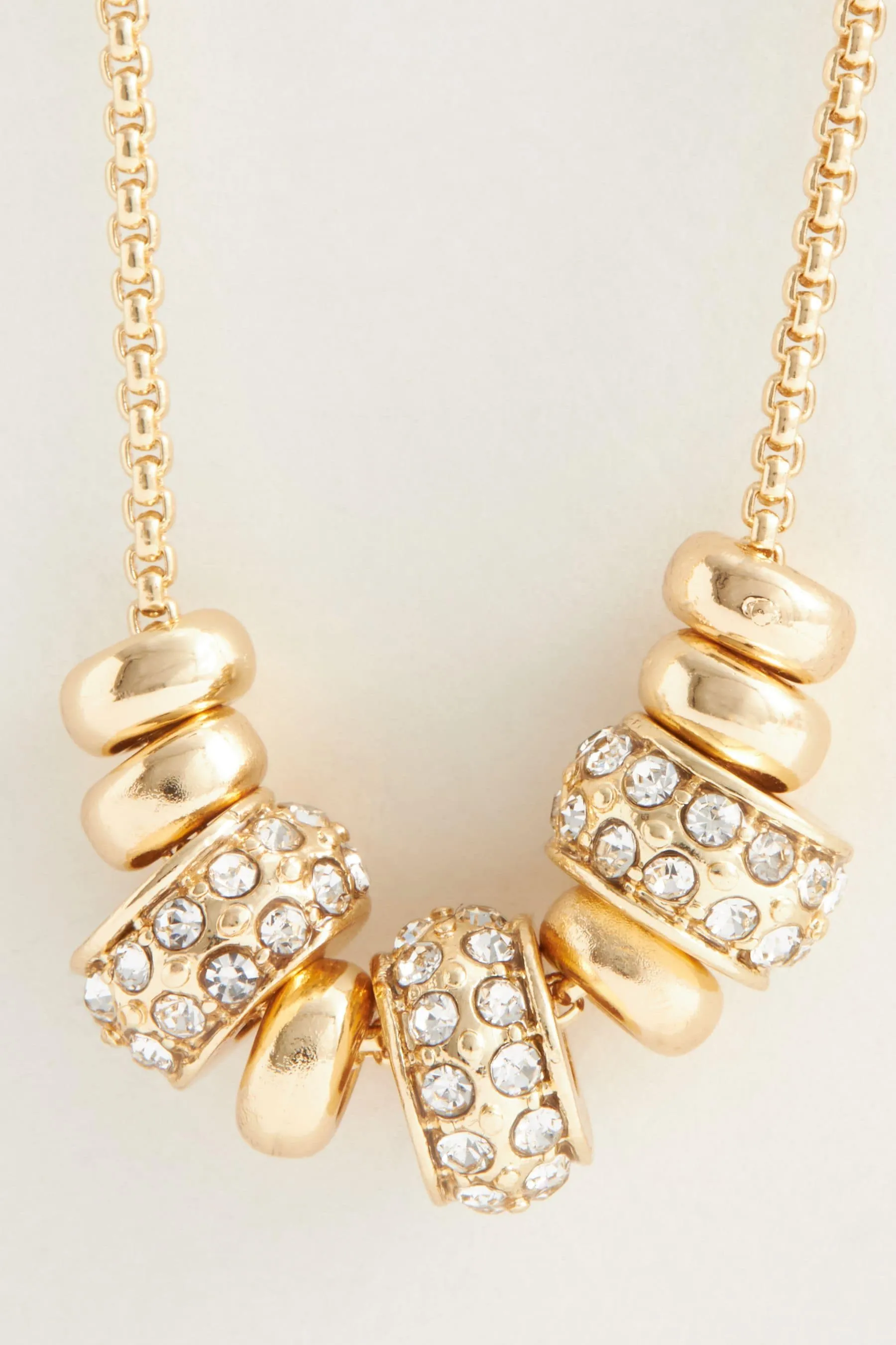 Bracciale elastico con perline e popcorn luccicanti