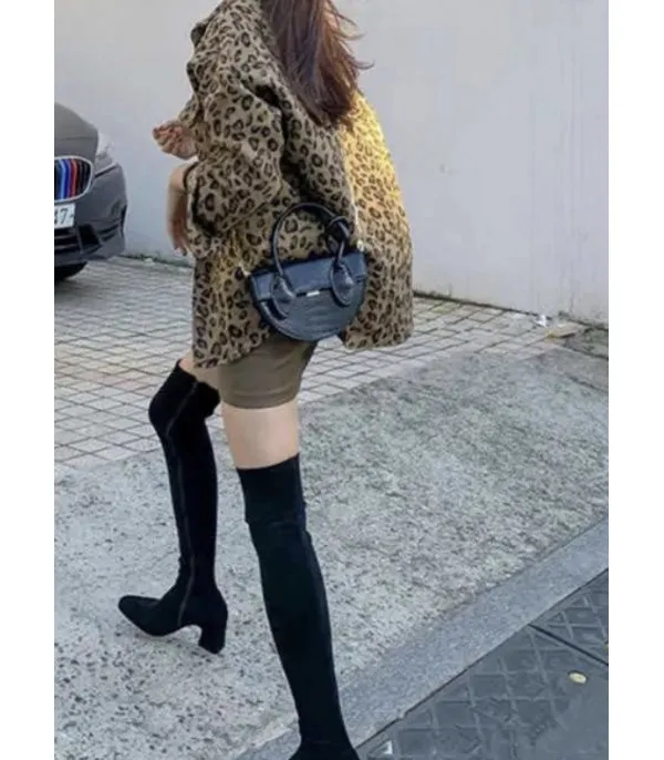 Camicione peloso leopard