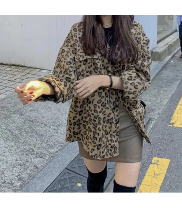 Camicione peloso leopard