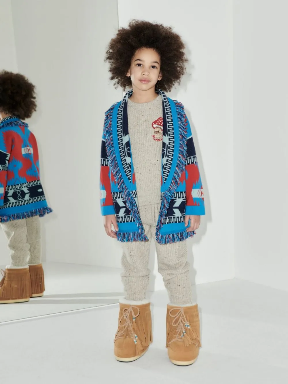 Cardigan con cintura-bambina