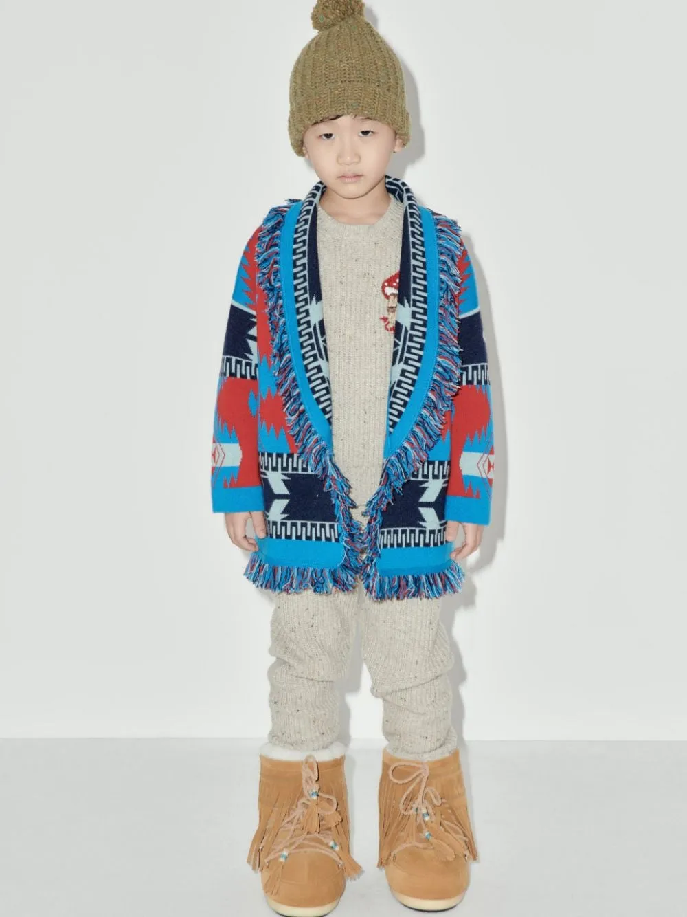 Cardigan con cintura-bambina