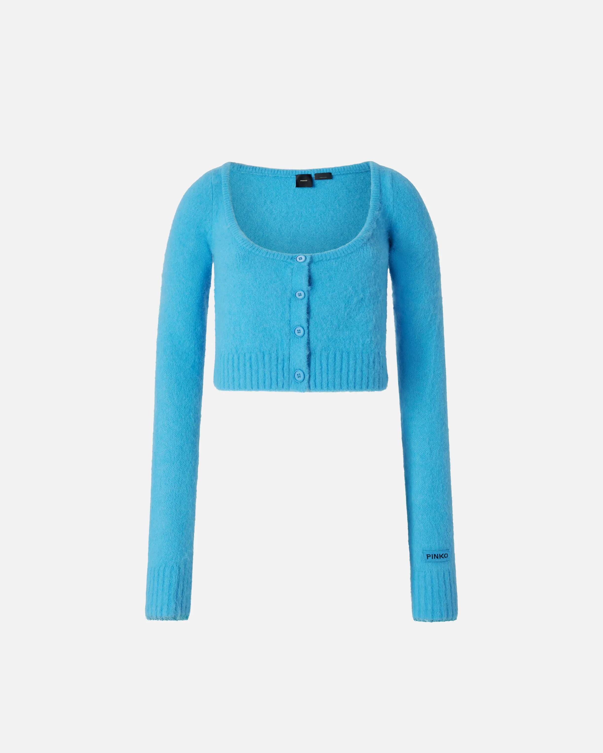  Cardigan corto in maglia soft    