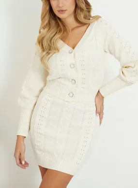 cardigan cotone traforata