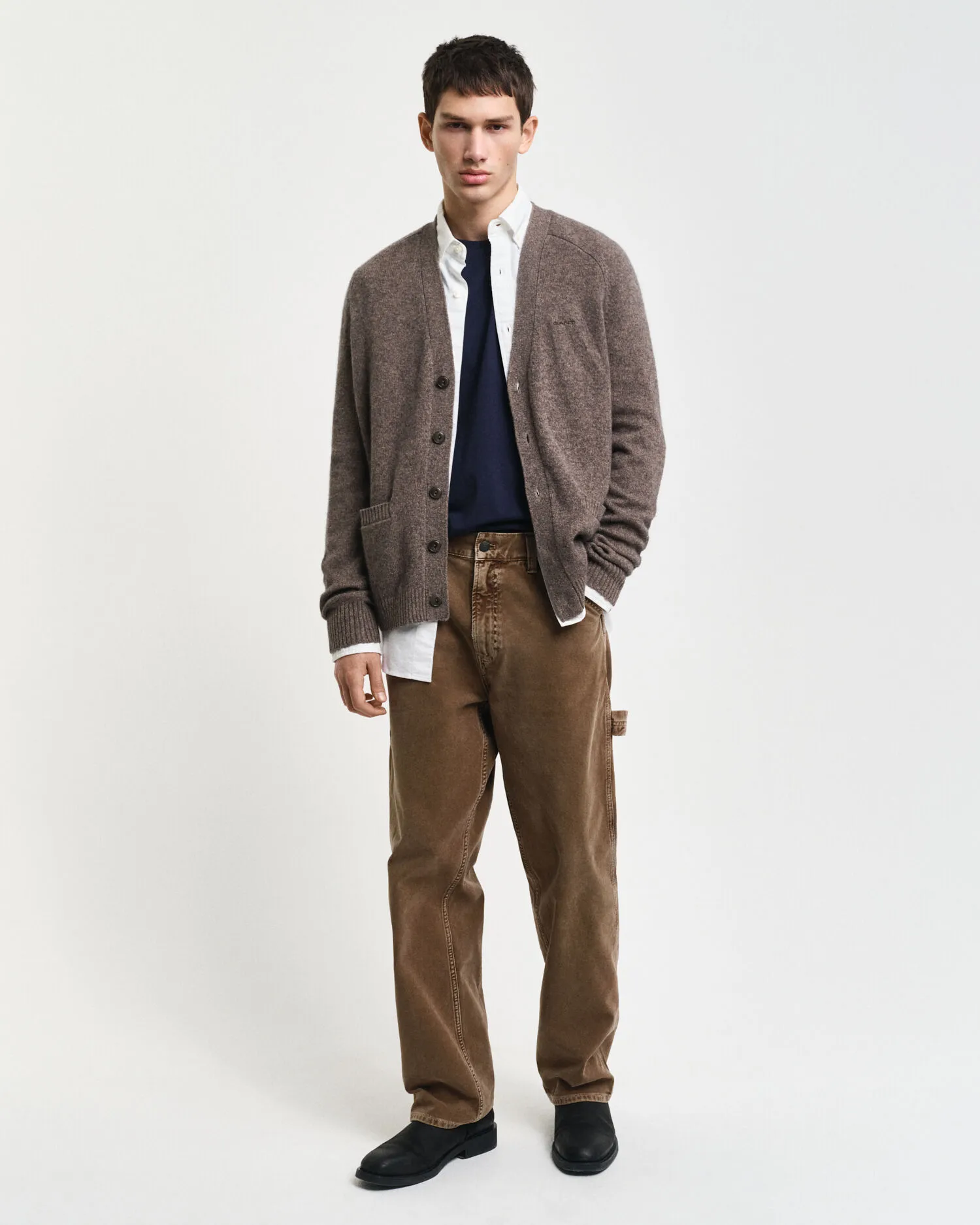 Cardigan in misto lana    