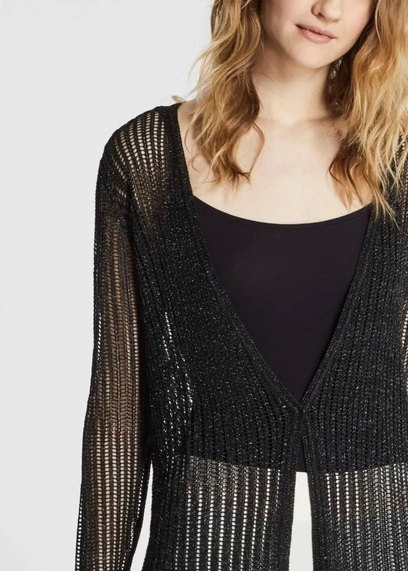 Cardigan lungo in misto viscosa