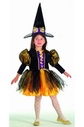 Costume Halloween bambina strega principessa elegante