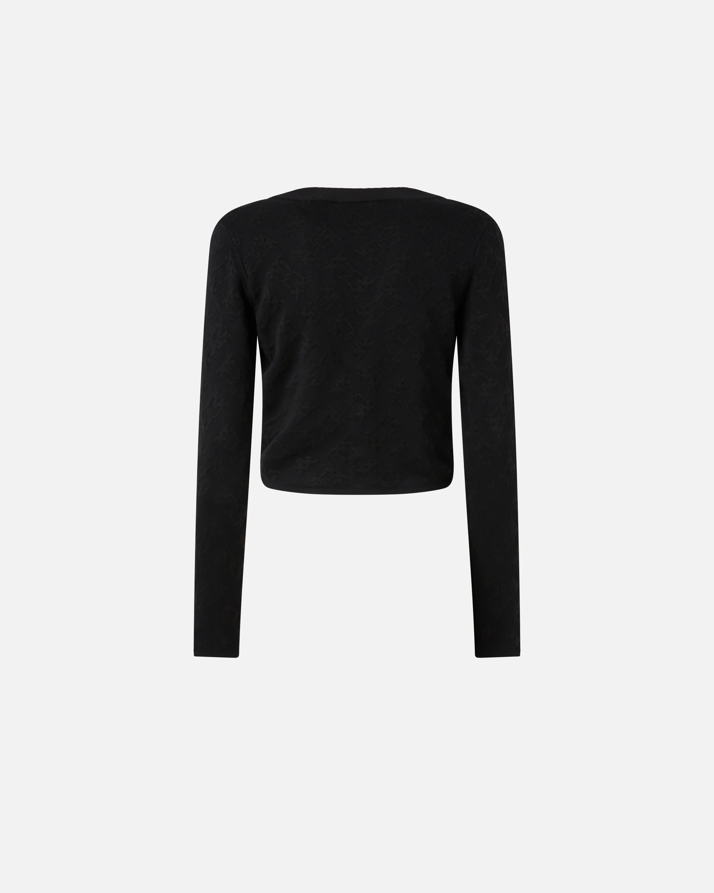  Crop cardigan Monogram scollo a V    