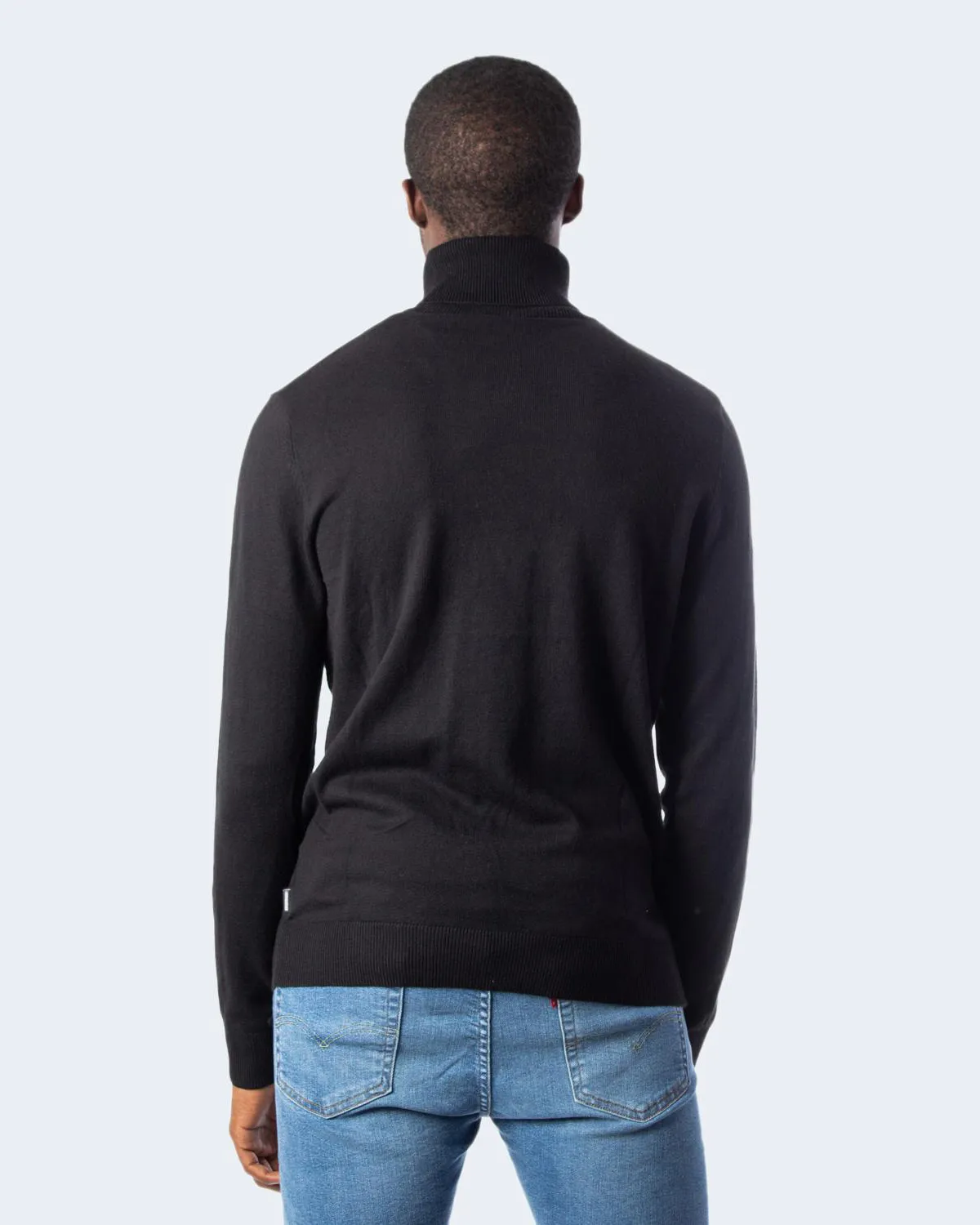Dolcevita Jack Jones JJEEMIL KNIT ROLL NECK NOOS Nero