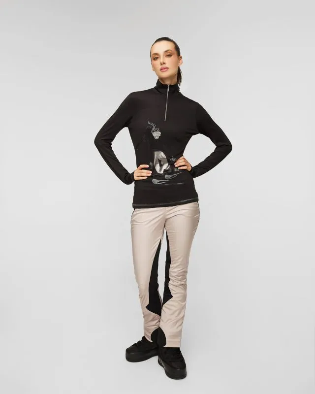 Dolcevita nero da sci da donna Sportalm