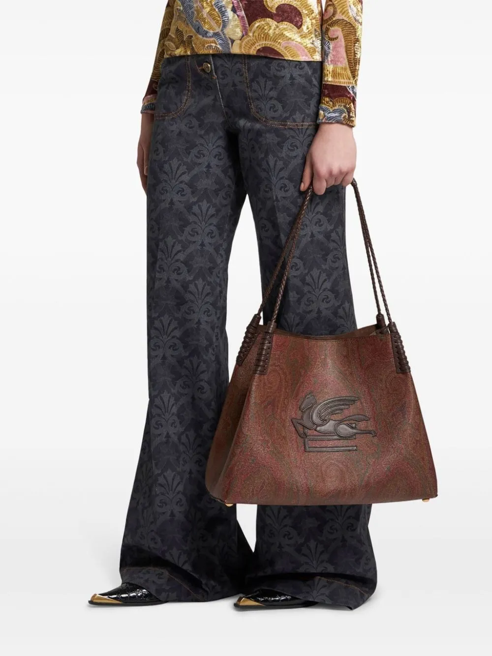ETRO-Borsa tote Paisley Libra media