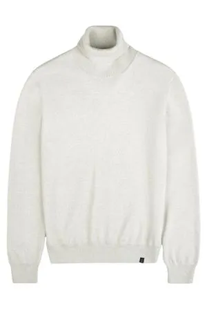 FAY Abbigliamento,Maglieria Dolcevita in maglia di lana rasata panna 