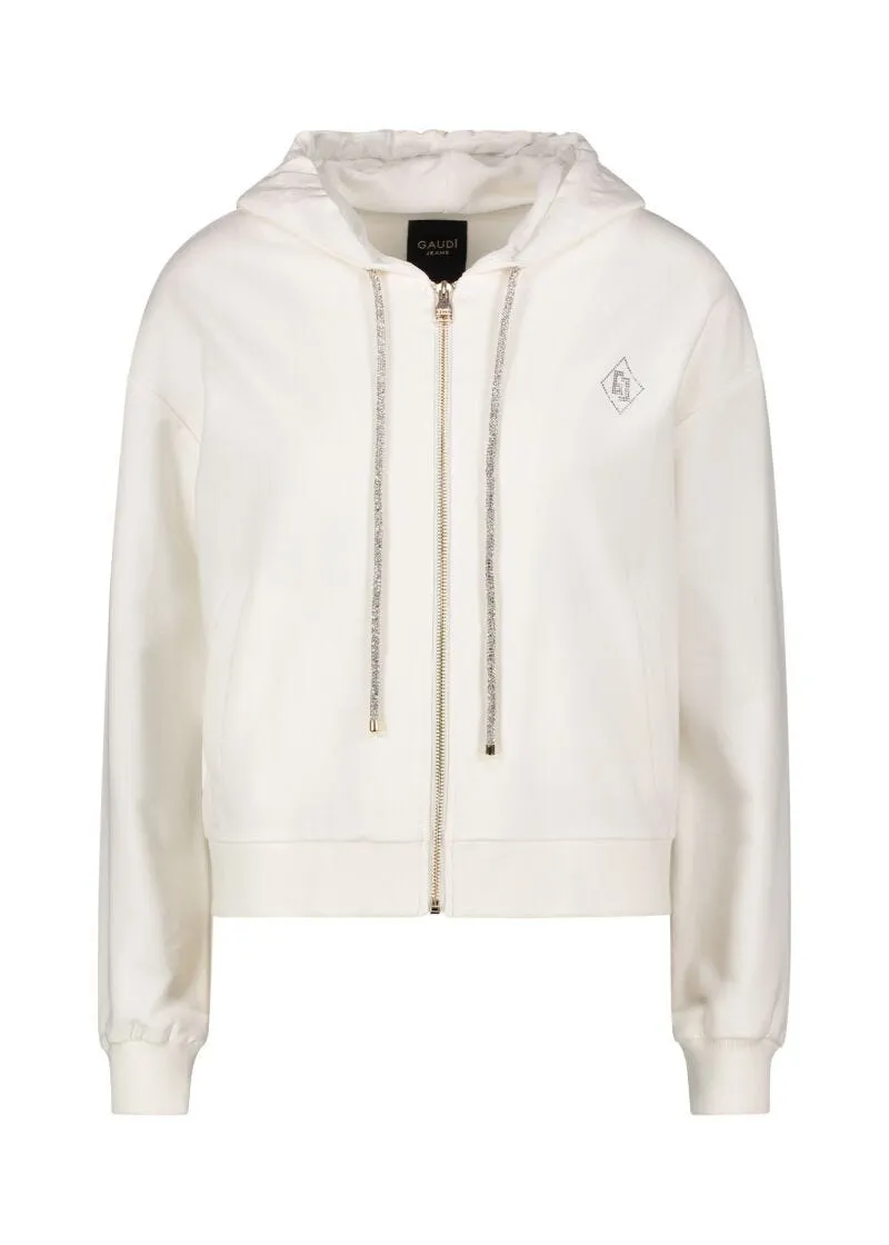 Felpa con cappuccio e zip