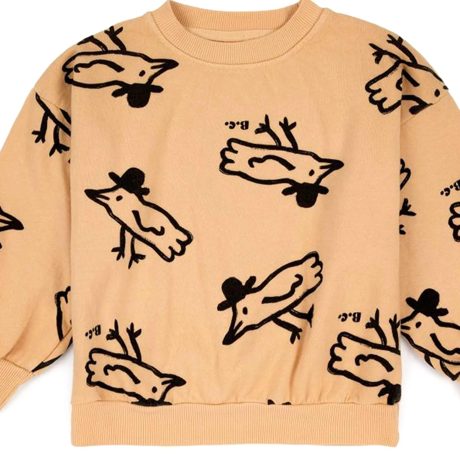 Felpa Curry Con Stampe Mr Birdie All Over Bambino