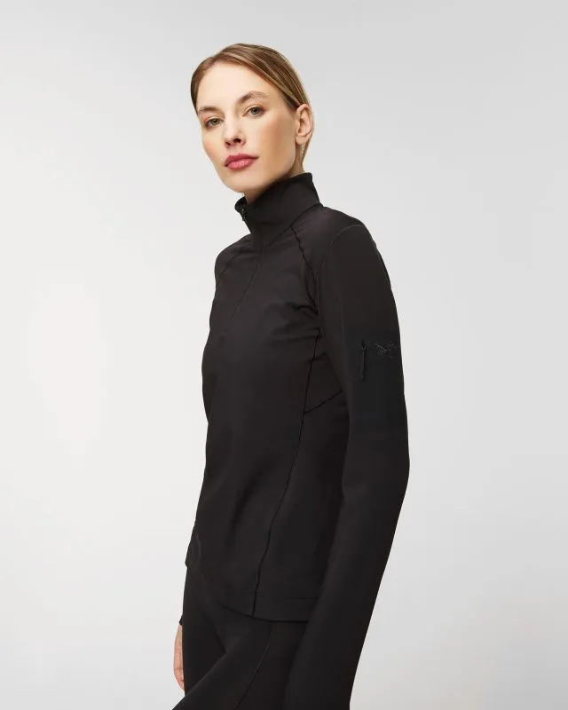 Felpa da donna ARCTERYX RHO LT ZIP NECK W