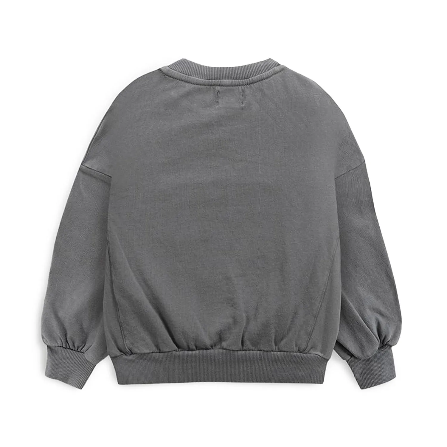 Felpa Grigio Scuro Con Stampe Multicolor Bambino