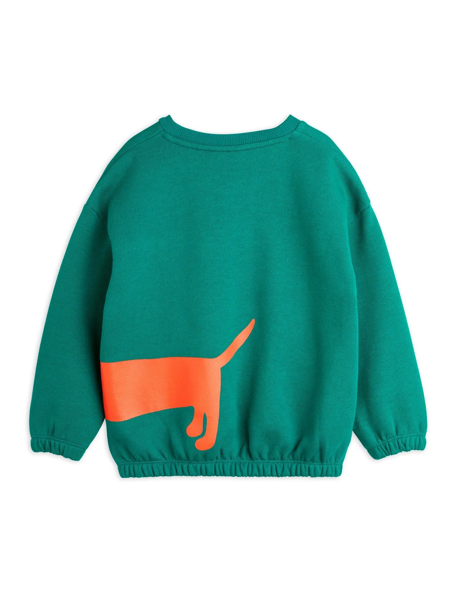 Felpa verde con stampa per neonati e bambini