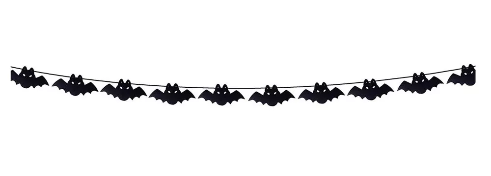 Ghirlanda di pipistrelli per Halloween 3m