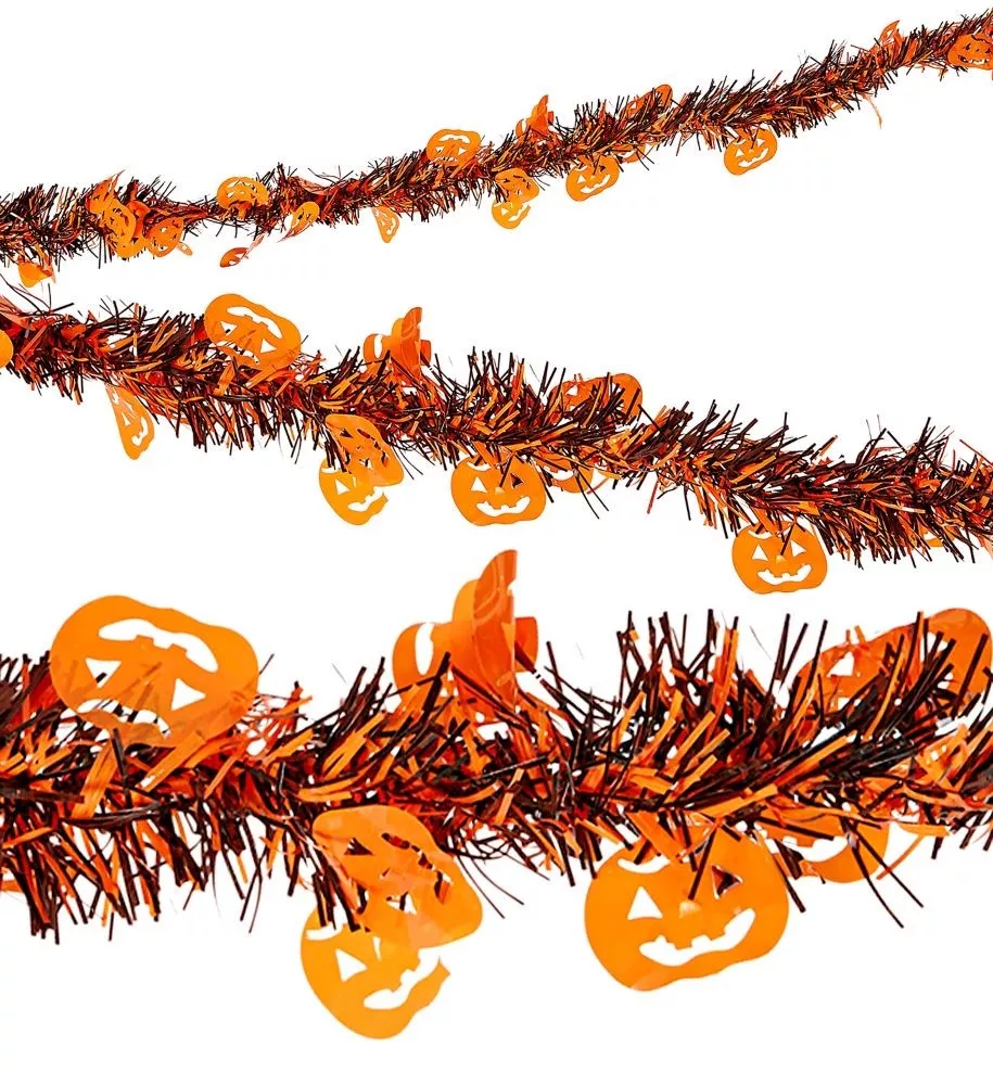 Ghirlanda di zucche Halloween 4,27m