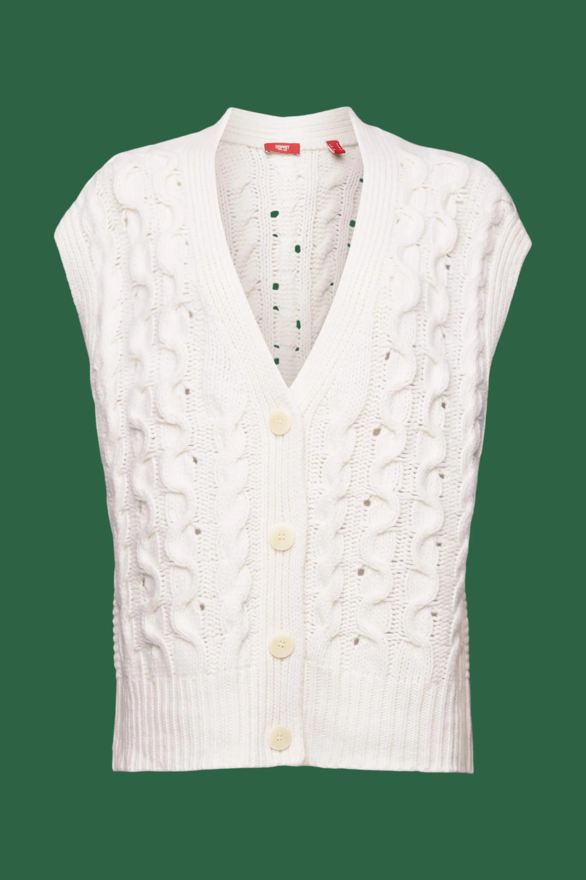Gilet in misto lana e cashmere