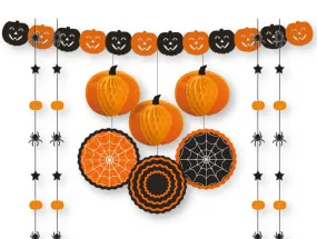 Halloween zucca party set 10 pezzi