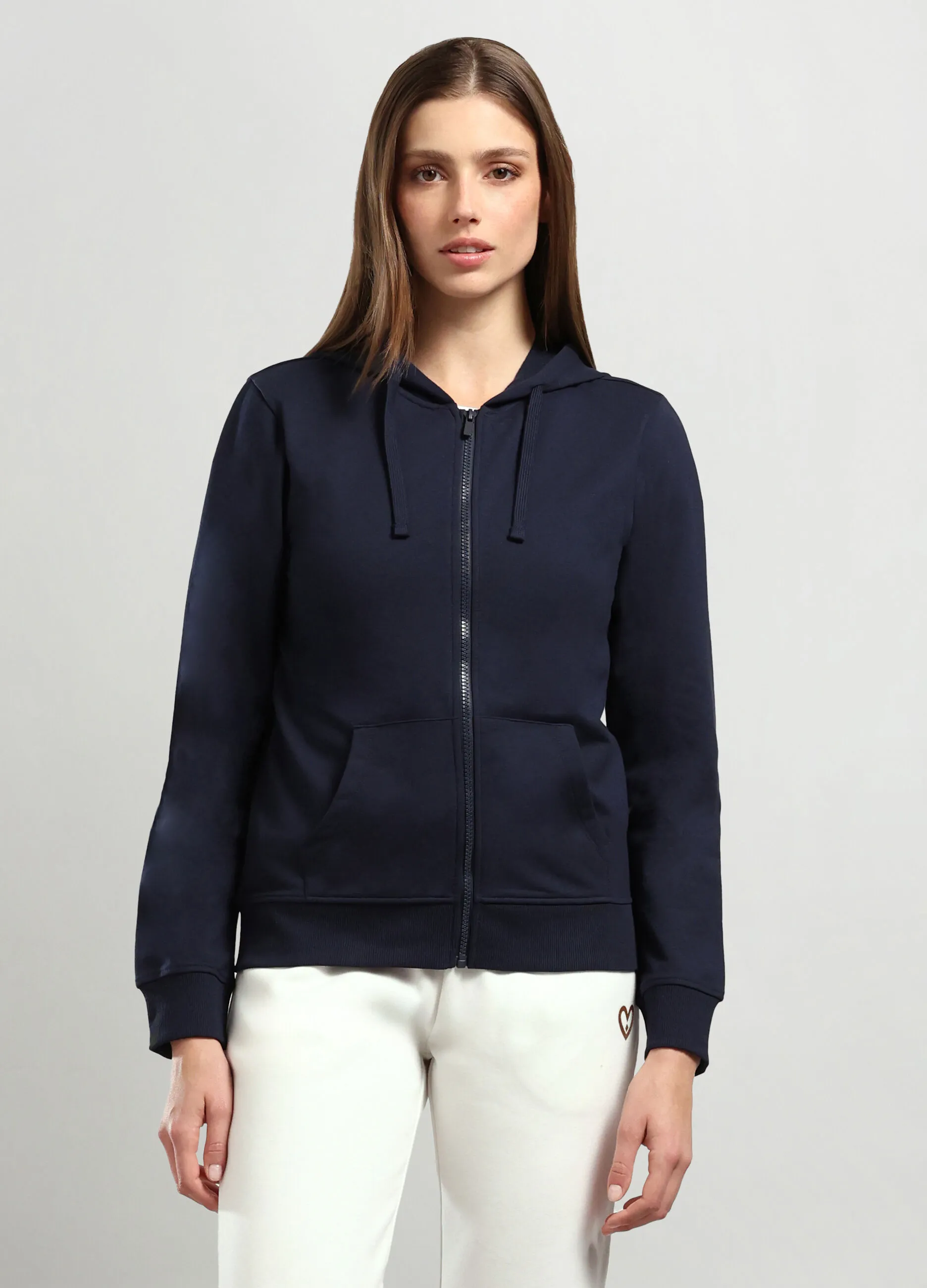 HOLISTIC  Felpa in misto cotone stretch donna