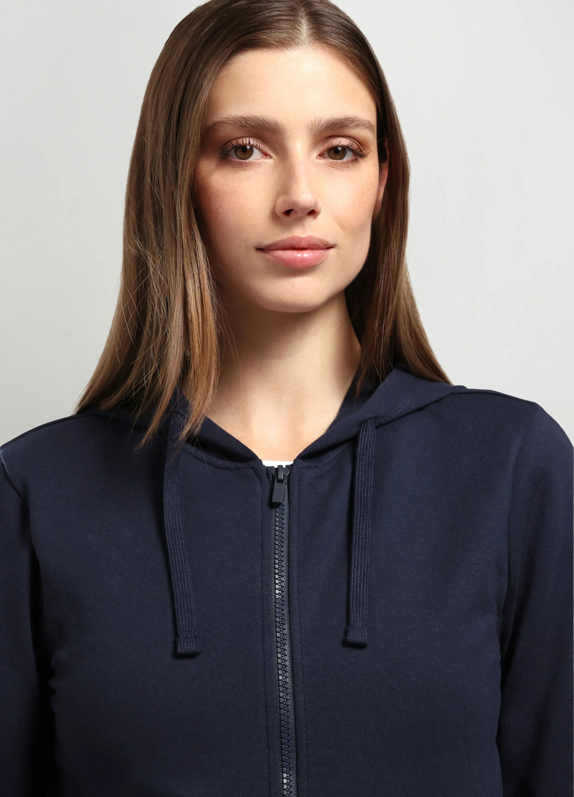 HOLISTIC  Felpa in misto cotone stretch donna