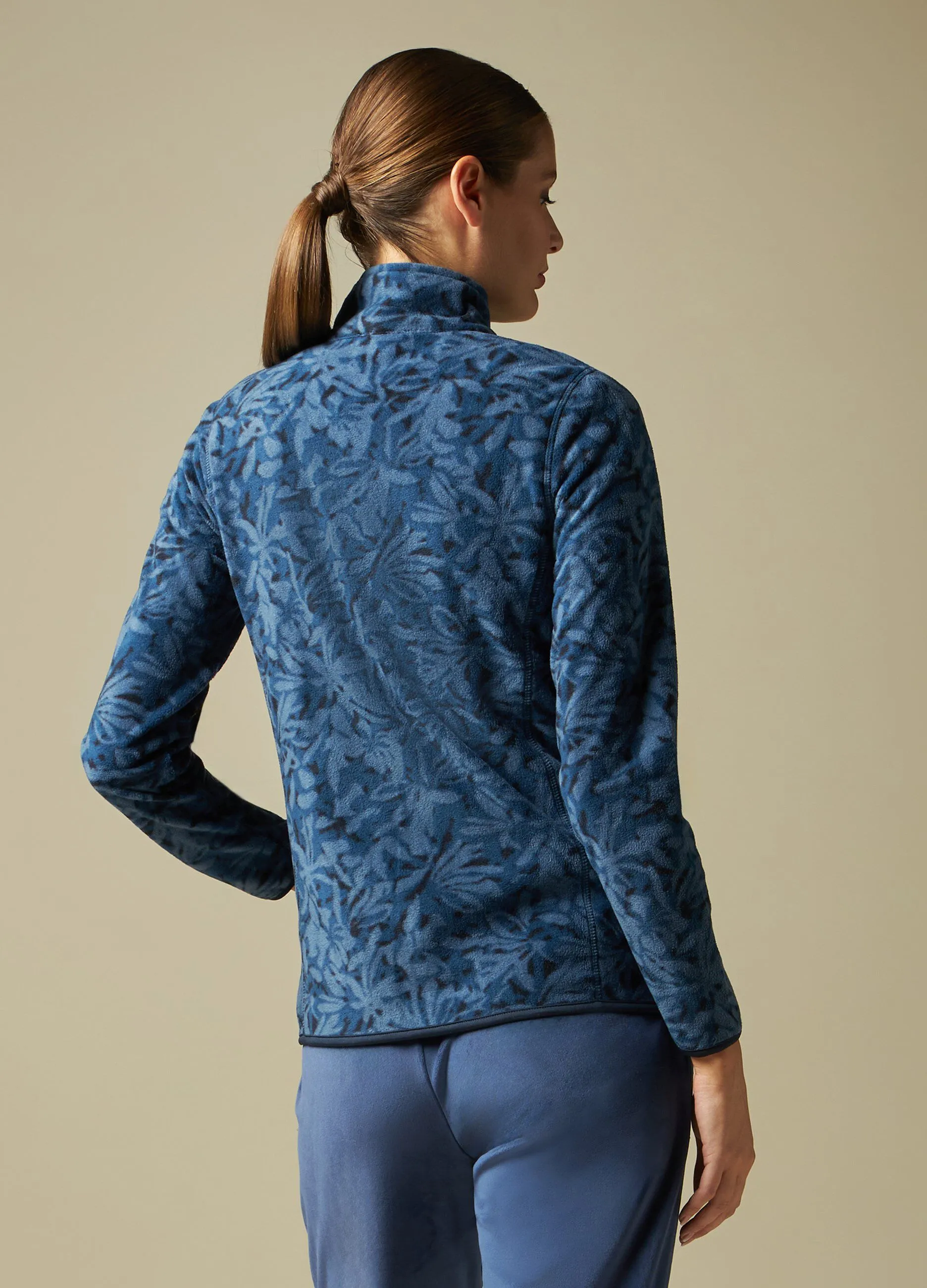 HOLISTIC  Felpa in pile full zip donna
